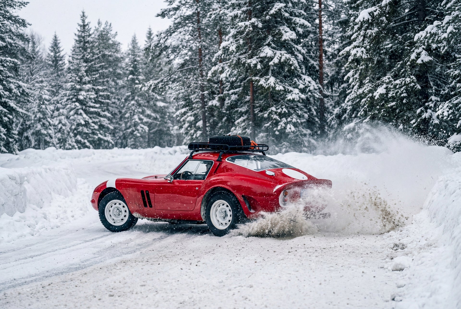 Snow Safari Pt.2 (Ferrari 250 GTO)