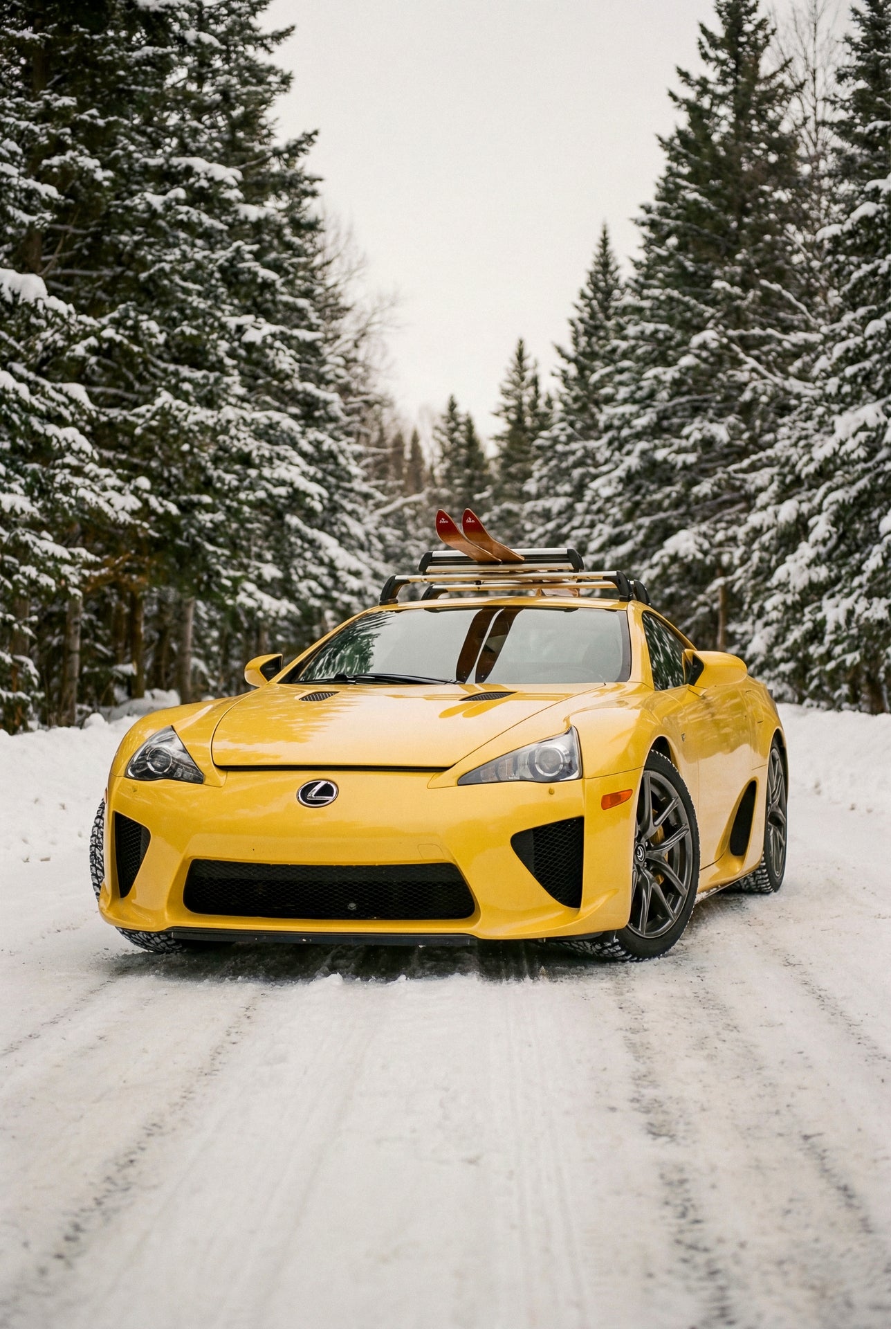 Lexus LFA on Skates